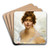 Portrait of a Lady by Charles Chaplin Art Drink Coaster set Portrait of a Lady by Charles Chaplin Art Drink Coaster set