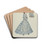 Doll with China Head by Edith Towner Drink Coasters - set of 4
