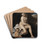 Venus and Cupid by Jacob Van Loo Drink Coasters - set of 4