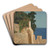 Vue de Capri by Jean Benner Art Drink Coaster set