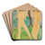 Zwei weibliche Akte in Landschaft by Otto Mueller Art Drink Coaster set