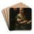 Portrait of Marcello Bacciarellis mother and brother by Marcello Bacciarelli Art Drink Coaster set Portrait of Marcello Bacciarellis mother and brother by Marcello Bacciarelli Art Drink Coaster set