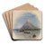 St. Michael's Mount, Cornwall by Thomas Creswick Art Drink Coaster set