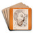 On the trail of Don Quixote by Daniel Vierge Art Drink Coaster set On the trail of Don Quixote by Daniel Vierge Art Drink Coaster set