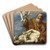 The Sacrifice Of Isaac by Orazio Riminaldi Art Drink Coaster set