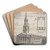 St. Martin's Church by Sutton Nicholls Art Drink Coaster set