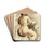 Seated Female Nude by Carl Newman Drink Coasters - set of 4