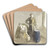 Interieur met vrouw en kinderen bij een karnton by Albert Neuhuys Art Drink Coaster set Interieur met vrouw en kinderen bij een karnton by Albert Neuhuys Art Drink Coaster set