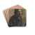 Bearded Man by Gustav Wentzel Drink Coasters - set of 4