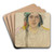 Portret Wandy Siemaszkowej w roli Panny Modej w 'Weselu' Stanisawa Wyspiaskiego by Stanisaw Wyspiaski Art Drink Coaster set