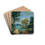 Landscape with Moses and the Burning Bush by Domenichino Drink Coasters - set of 4