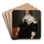Portrait of a Woman by Michiel Jansz. Van Mierevelt Art Drink Coaster set