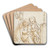 The Holy Family with SaintAnne by Giovanni Battista Paggi Art Drink Coaster set