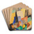 Kubistisches Stillleben by Gottfried Graf Art Drink Coaster set