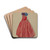 Doorstop Doll by Rosa Burger Drink Coasters - set of 4