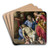 The Lamentation by Domenichino Art Drink Coaster set