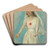 Red Cross Nurse by Haskell Coffin Art Drink Coaster set