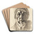 Self-Portrait by Albert Besnard Art Drink Coaster set Self-Portrait by Albert Besnard Art Drink Coaster set