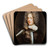 Abraham Brahe (1669  1728) by David Teniers The Younger Art Drink Coaster set