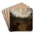 Annunciation to the shepherds by Hans Thoma Art Drink Coaster set