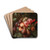 Fruit and flowers hanging from a ribbon by Joris van Son Drink Coasters - set of 4