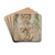 Portrait of Karol Krystall by Stanisaw Ignacy Witkiewicz Drink Coasters - set of 4