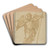 Father Time by Alessandro Algardi Art Drink Coaster set