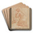 Studies of Hands by Abraham Bloemaert Art Drink Coaster set
