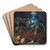 Still Life with Fruit and Jug by Luis Melndez Art Drink Coaster set
