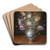 A bouquet of flowers with Tulips by Peter Binoit Art Drink Coaster set