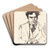 Joseph Schwarz by Lovis Corinth Art Drink Coaster set