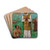 Revival of Piotrowin by Tadeusz Makowski Drink Coasters - set of 4 Revival of Piotrowin by Tadeusz Makowski Drink Coasters - set of 4