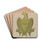 Door Knocker by E.N. Dunne Drink Coasters - set of 4 Door Knocker by E.N. Dunne Drink Coasters - set of 4