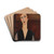 Portrait of a Woman by Amedeo Modigliani Drink Coasters - set of 4 Portrait of a Woman by Amedeo Modigliani Drink Coasters - set of 4