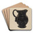 Pitcher by John Tarantino Art Drink Coaster set