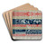 Coverlet by Christopher Hobbs Art Drink Coaster set Coverlet by Christopher Hobbs Art Drink Coaster set