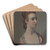 Portrait of a Woman, Possibly Miss Nettlethorpe by Henry Walton Art Drink Coaster set