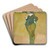 Fat man in landscape by Edwin Austin Abbey Art Drink Coaster set