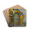 Two Harlequins by Edgar Degas Drink Coasters - set of 4 Two Harlequins by Edgar Degas Drink Coasters - set of 4