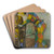 Two Harlequins by Edgar Degas Art Drink Coaster set