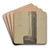 Candle Sconce by Mildred Ford Art Drink Coaster set