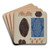 Wood Blocks by Albert Levone Art Drink Coaster set
