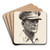 Douglas MacArthur by Samuel Johnson Woolf Art Drink Coaster set