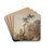 Italianate Landscape with Shepherd and Shepherdess on a Path by Jacob van Strij Drink Coasters - set of 4