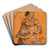 Salome by Niklaus Manuel Art Drink Coaster set