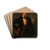 Franz Danhauser (der jngere Bruder des Knstlers) by Josef Danhauser Drink Coasters - set of 4