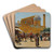 Bazaar In Samarkand by Richard Karlovich Zommer Art Drink Coaster set Bazaar In Samarkand by Richard Karlovich Zommer Art Drink Coaster set