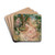 In a bath by Tadeusz Makowski Drink Coasters - set of 4 In a bath by Tadeusz Makowski Drink Coasters - set of 4