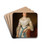 Portrait of Miss Pisarzowska by Jzef Simmler Drink Coasters - set of 4 Portrait of Miss Pisarzowska by Jzef Simmler Drink Coasters - set of 4
