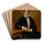 Portrait of a Seated Old Woman by Peter Michal Boh Art Drink Coaster set Portrait of a Seated Old Woman by Peter Michal Boh Art Drink Coaster set